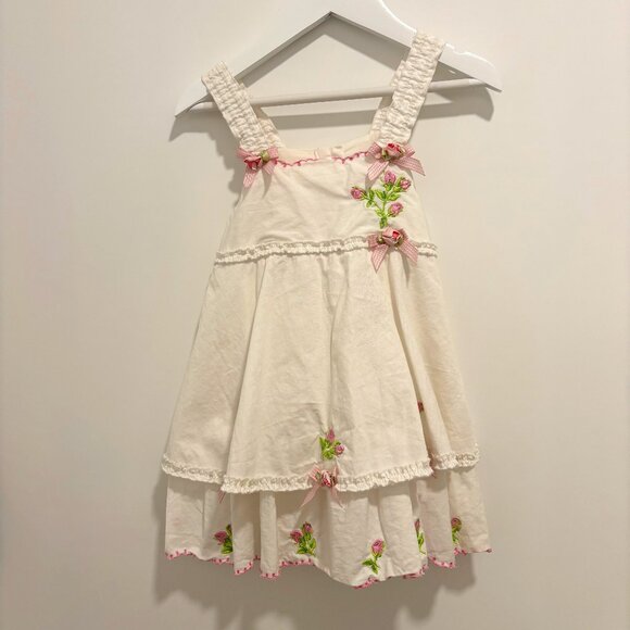 Baby Girl's Cotton Sun Dress 12M - Picture 2 of 7